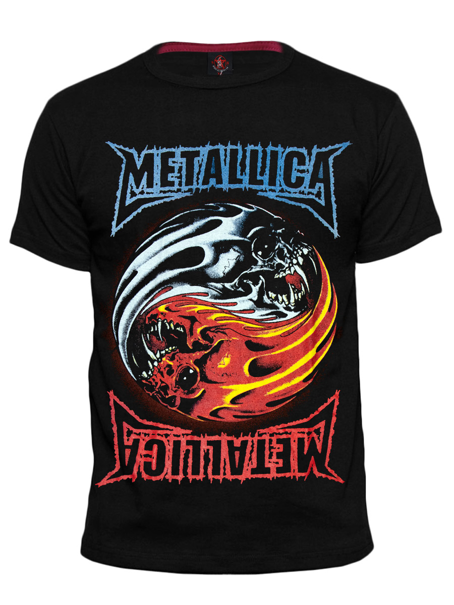 Футболка RockMerch Metallica Yin Yang Skulls - фото 1 - rockbunker.ru