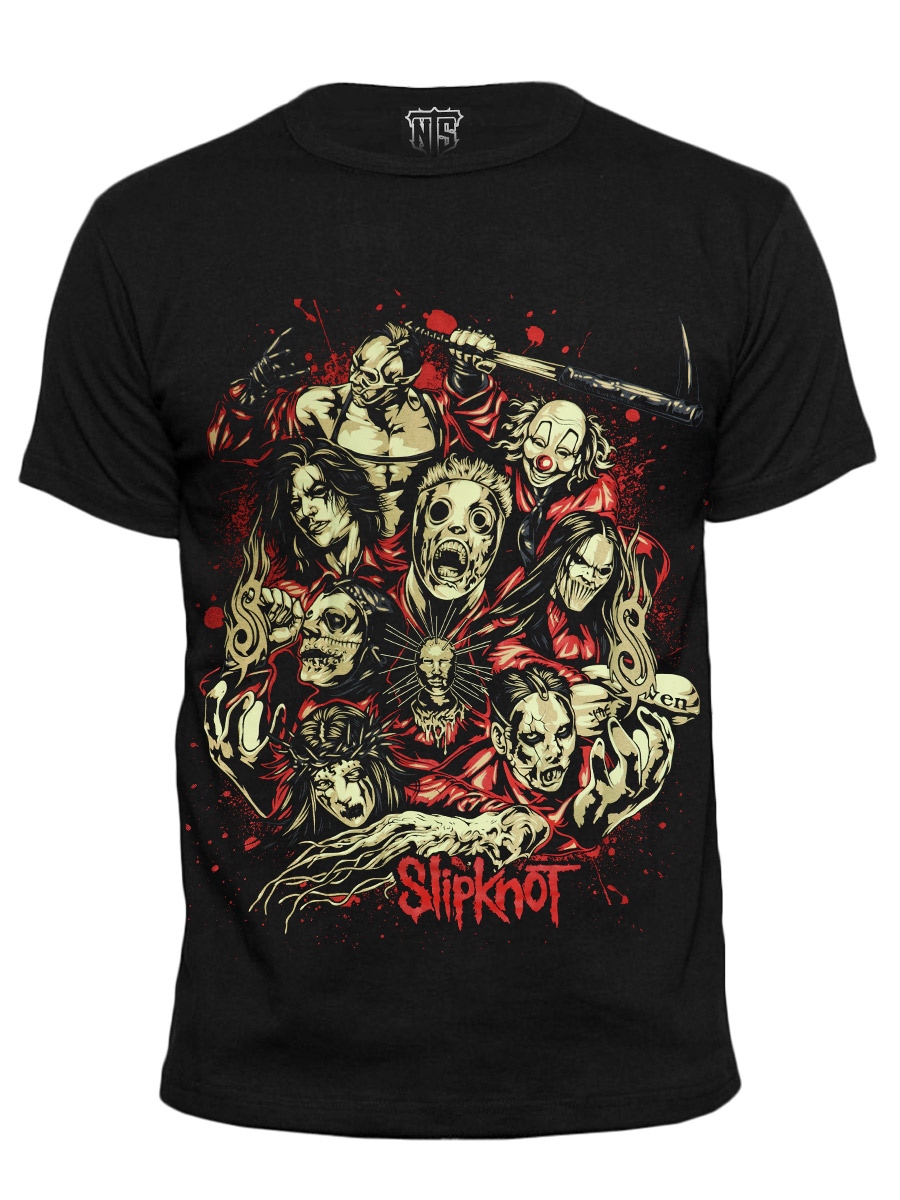 Футболка New Type System  Slipknot - фото 1 - rockbunker.ru