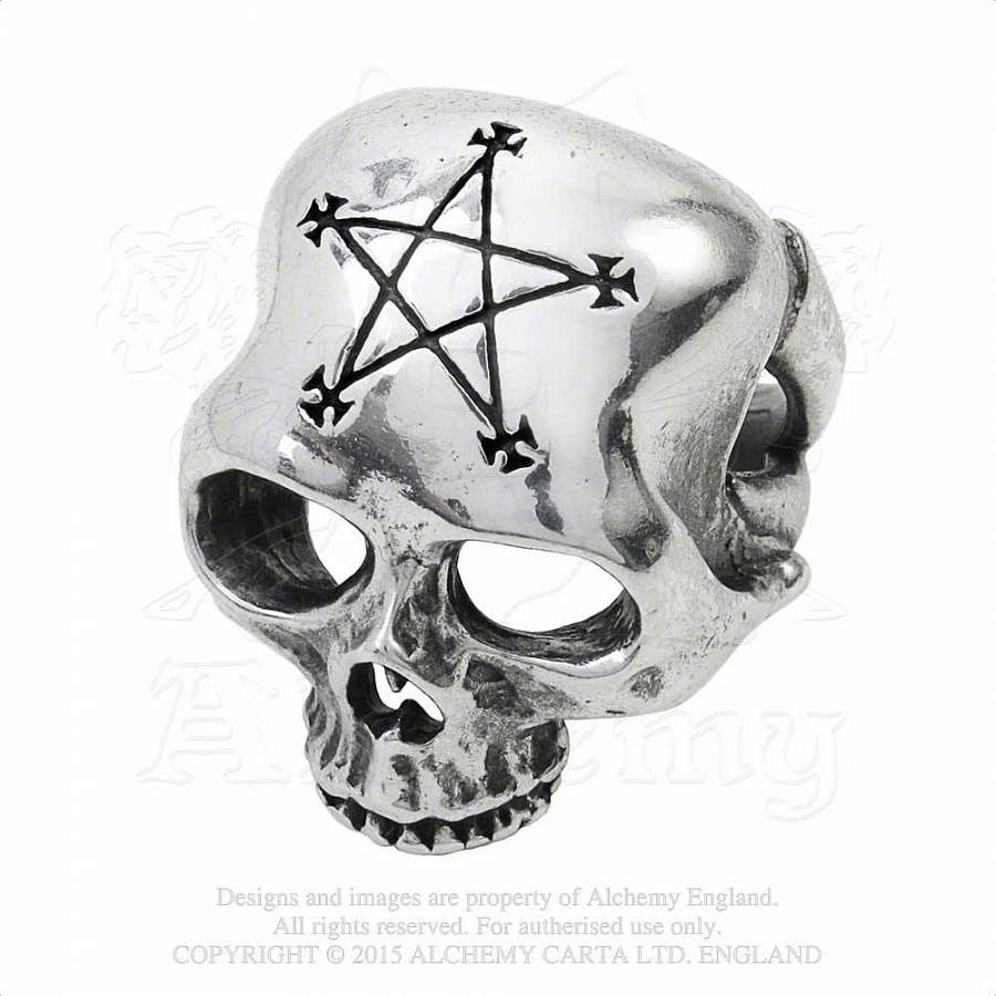 Кольцо Alchemy Gothic R204 Necrogram - фото 1 - rockbunker.ru