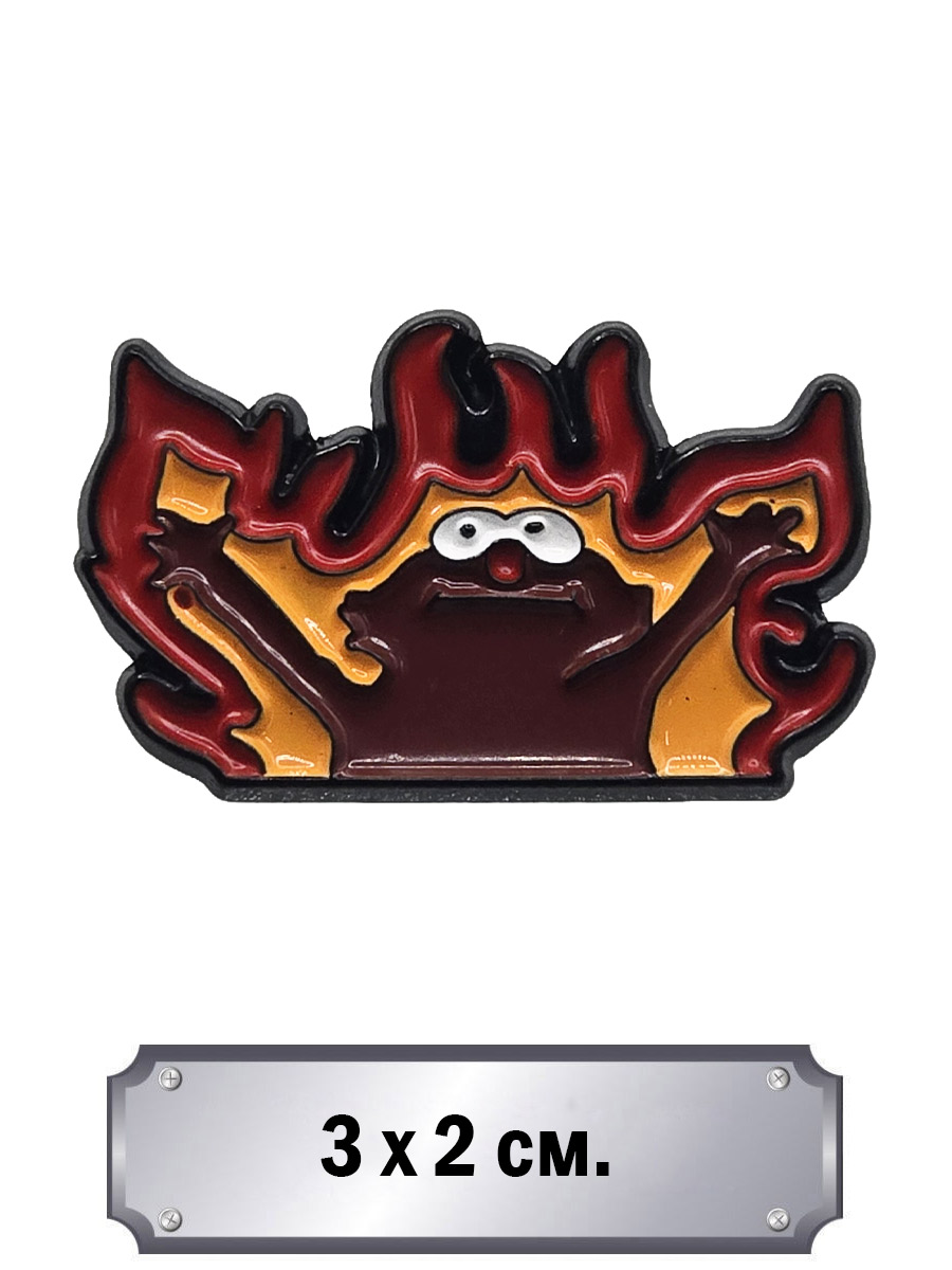 Значок Элмо - фото 1 - rockbunker.ru