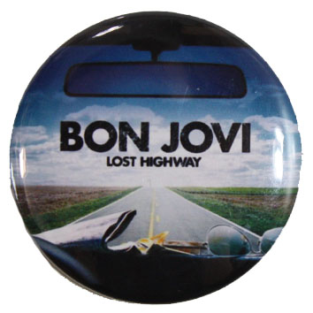 Значок Bon Jovi Lost Highway - фото 1 - rockbunker.ru