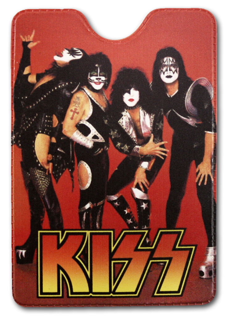 Обложка для проездного RockMerch Kiss - фото 1 - rockbunker.ru