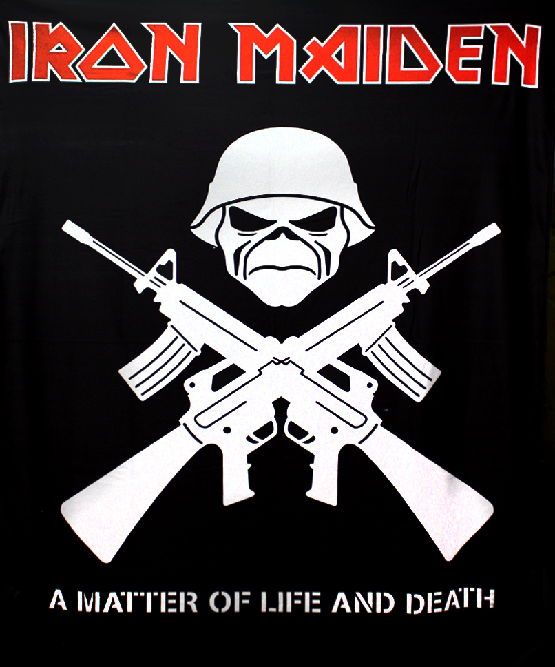 Плед Iron Maiden - фото 1 - rockbunker.ru