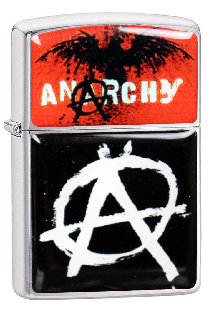 Зажигалка RockMerch Anarchy - фото 1 - rockbunker.ru