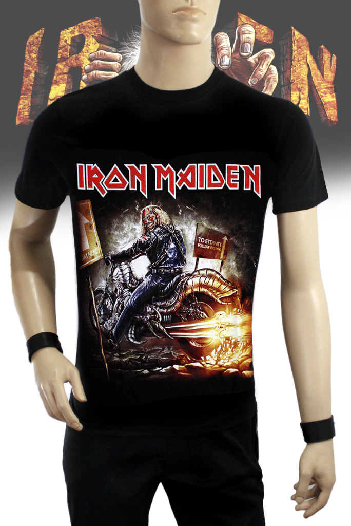 Футболка Hot Rock Iron Maiden - фото 1 - rockbunker.ru