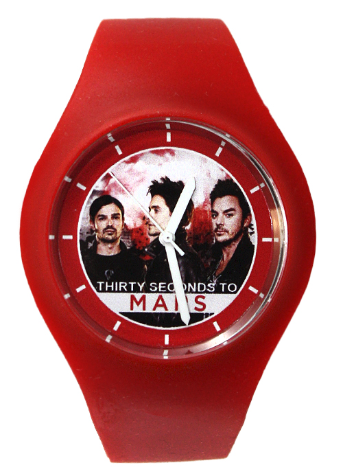 Часы RockMerch 30 Seconds to Mars наручные - фото 1 - rockbunker.ru