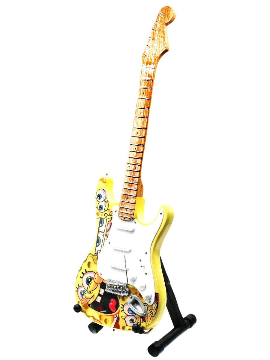 Сувенирная копия гитары SpongeBob - фото 1 - rockbunker.ru