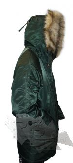 Куртка Аляска зеленая - фото 2 - rockbunker.ru