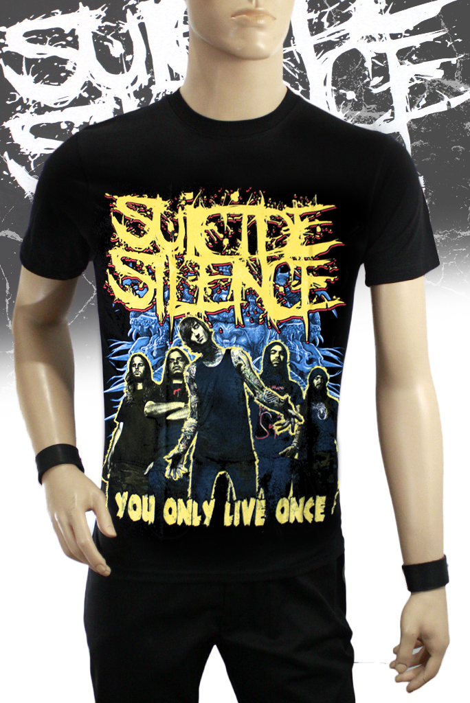 Футболка Suicide Silence You only live once - фото 1 - rockbunker.ru