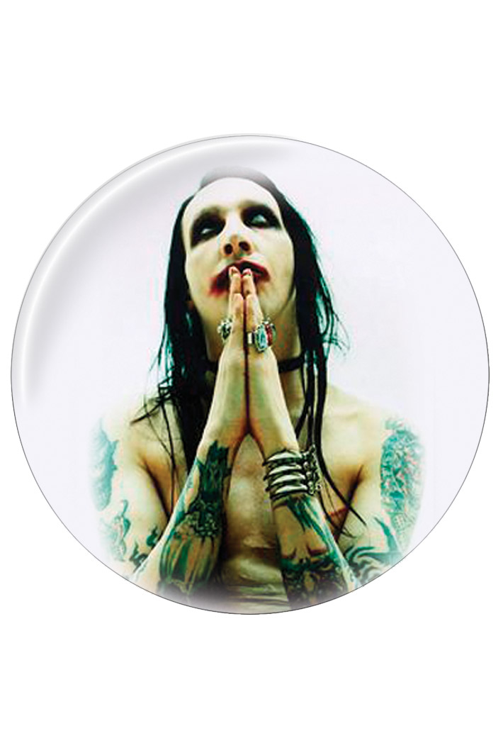 Значок RockMerch Marilyn Manson - фото 1 - rockbunker.ru