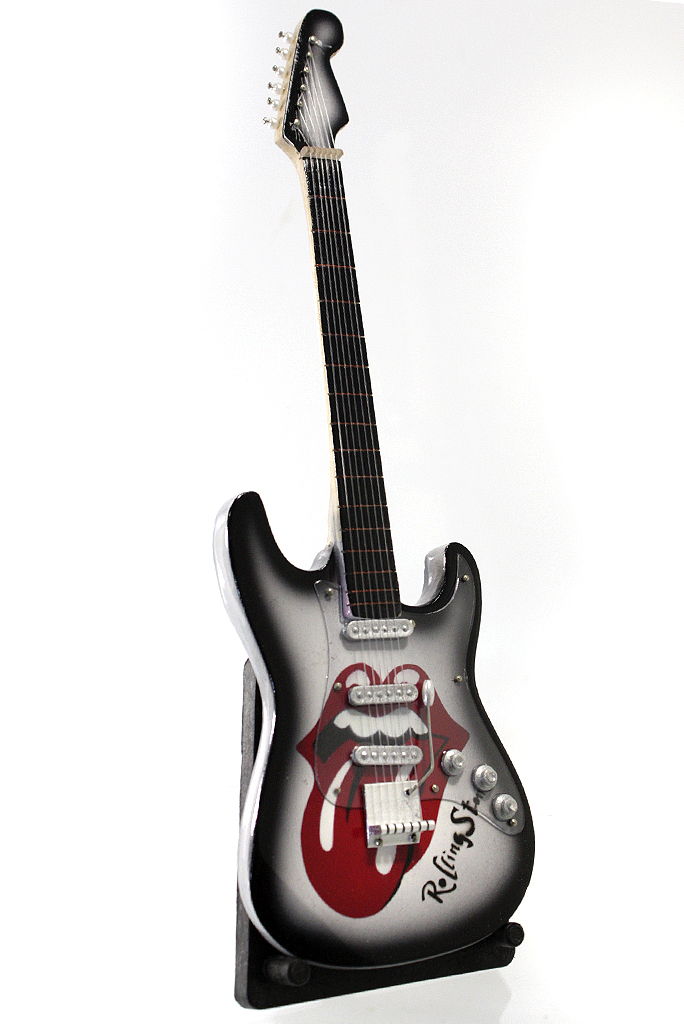 Сувенирная копия гитары Fender Stratocaster The Rolling Stones - фото 2 - rockbunker.ru