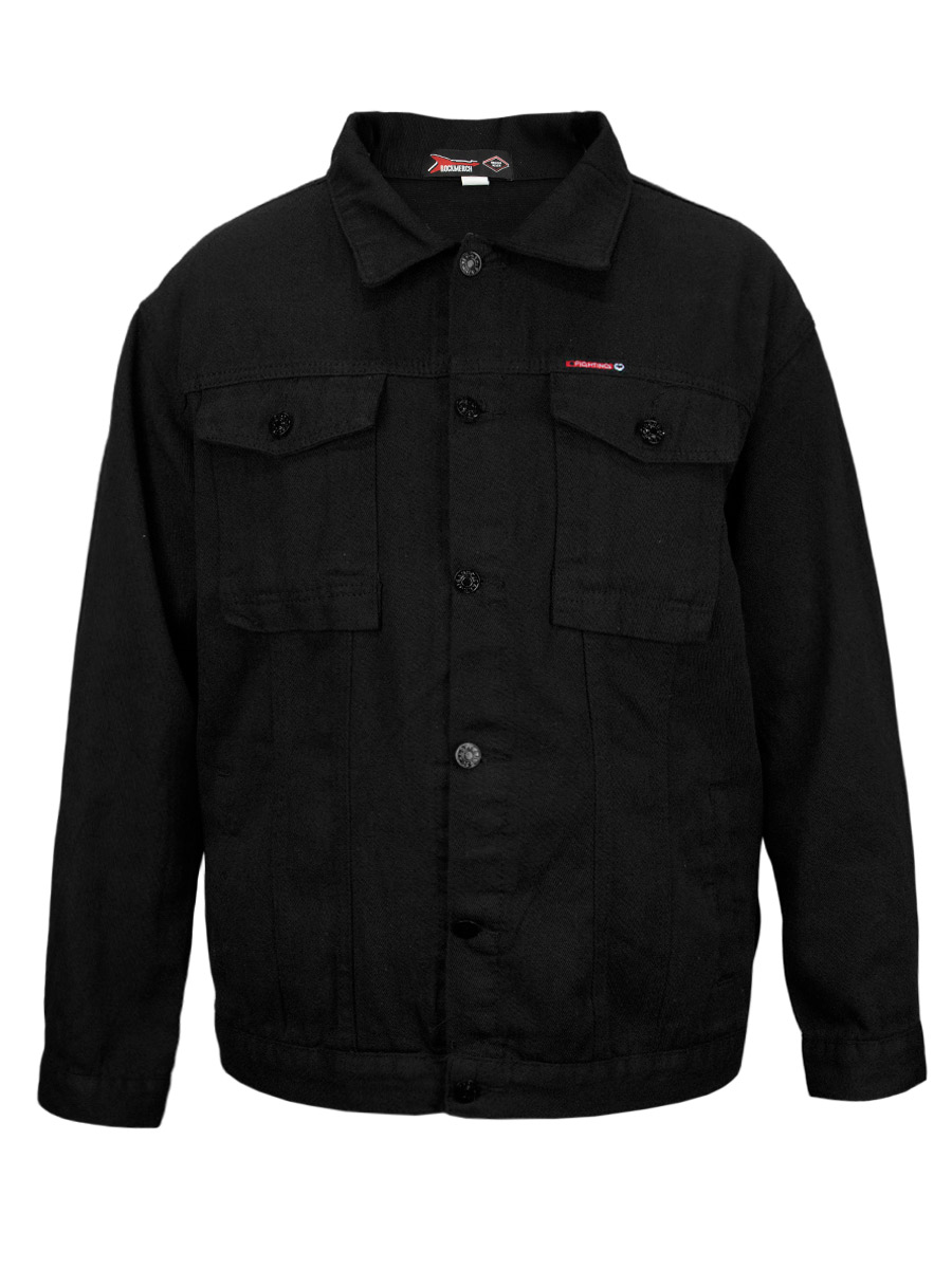 Куртка Джинсовая Черная - фото 1 - rockbunker.ru