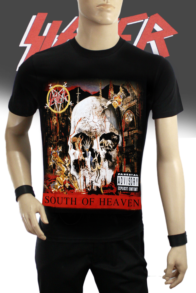 Футболка Hot Rock Slayer South Of Heaven - фото 1 - rockbunker.ru