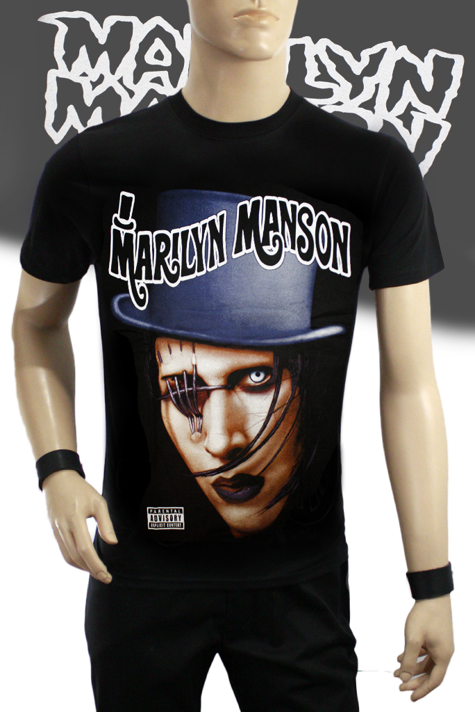 Футболка Hot Rock Marilyn Manson - фото 1 - rockbunker.ru