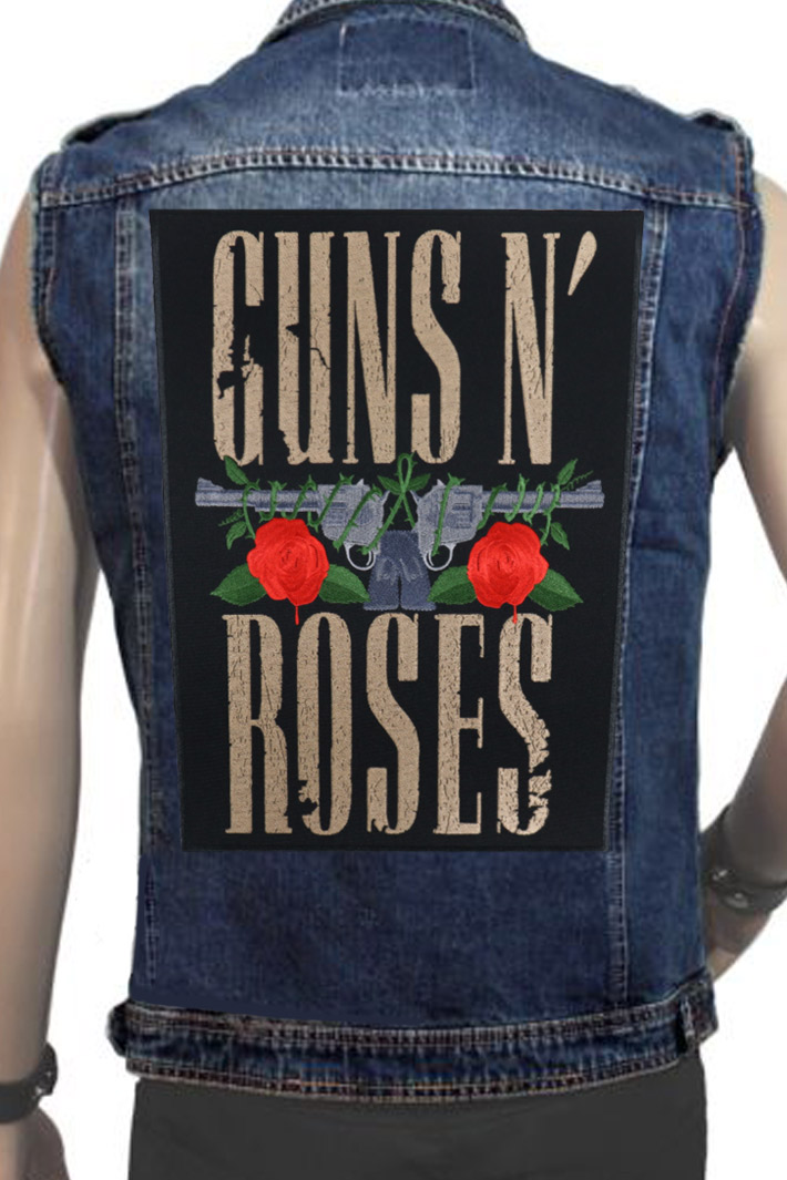 Нашивка с вышивкой Guns N' Roses - фото 2 - rockbunker.ru