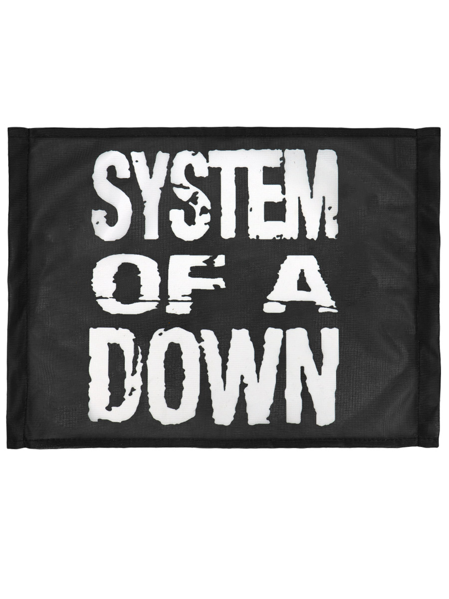 Флаг автомобильный System Of A Down Logo - фото 2 - rockbunker.ru