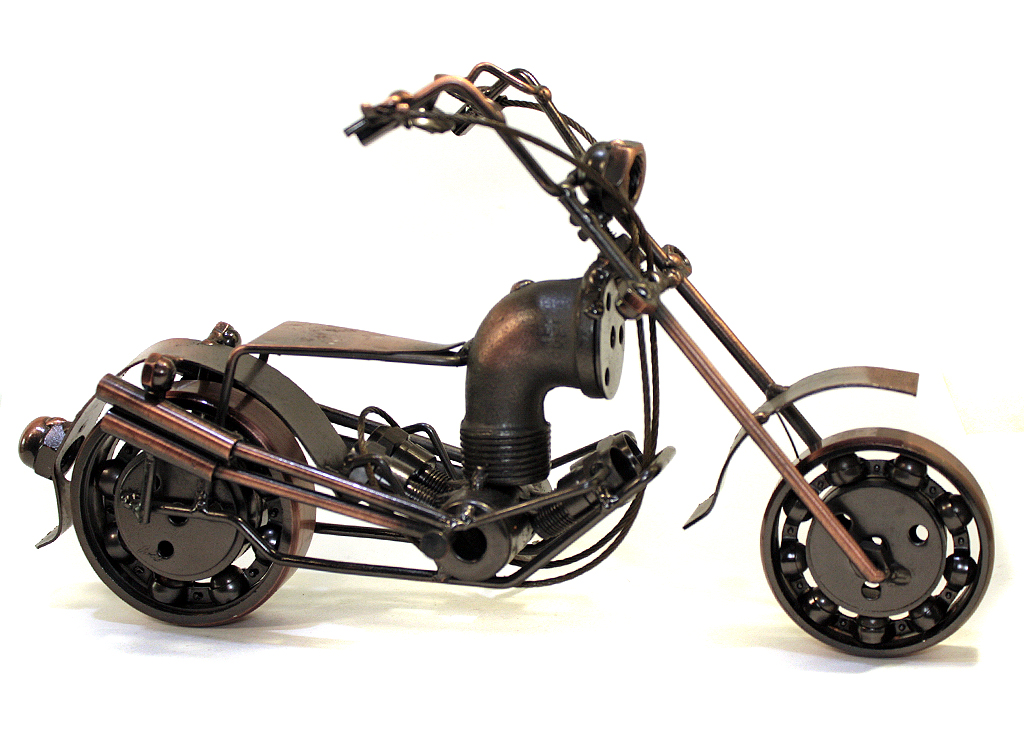 Сувенирная модель Мотоцикл ручной работы МРС023 - фото 1 - rockbunker.ru
