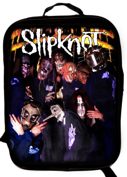 Портфель-ранец Slipknot текстильный - фото 1 - rockbunker.ru