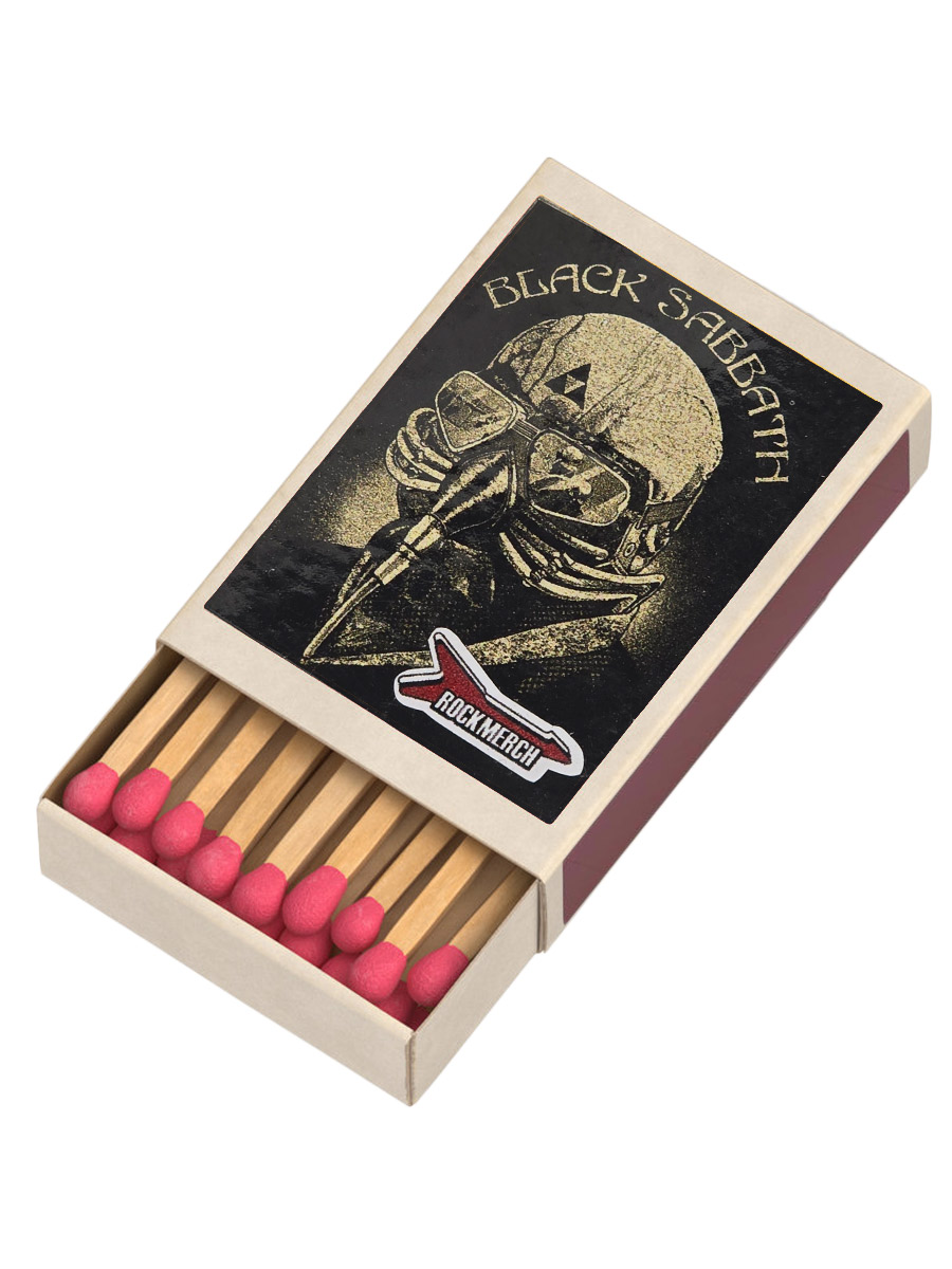 Спички с магнитом Black Sabbath - фото 1 - rockbunker.ru