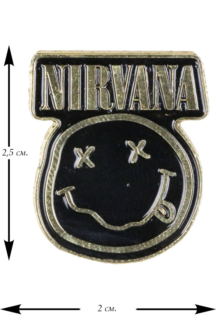 Значок VIP Nirvana - фото 1 - rockbunker.ru