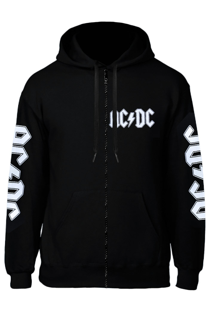 Толстовка RockMerch AC DC - фото 1 - rockbunker.ru