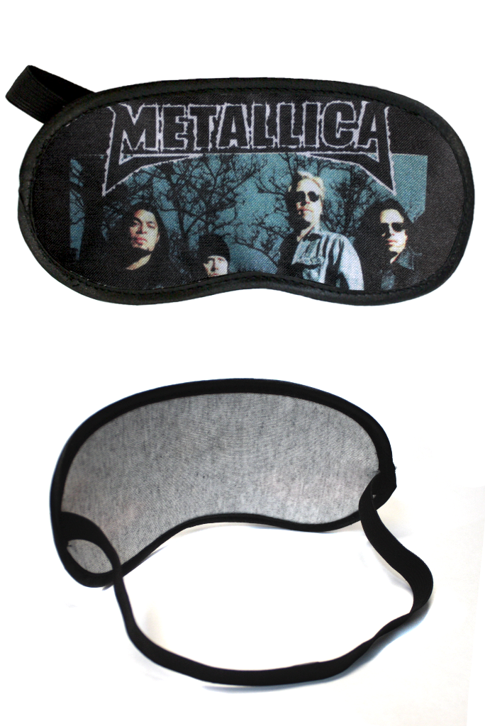 Маска для сна Metallica - фото 2 - rockbunker.ru