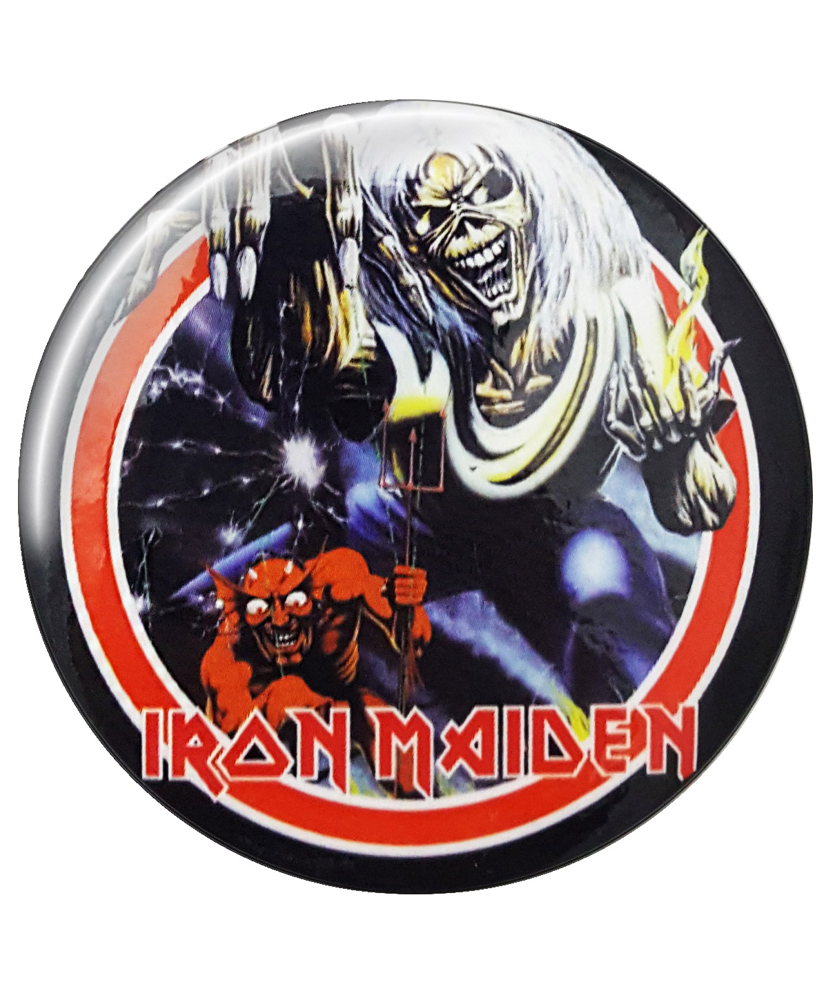 Значок RockMerch Iron Maiden - фото 1 - rockbunker.ru