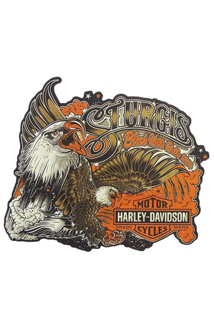 Наклейка-стикер Harley Davidson - фото 1 - rockbunker.ru