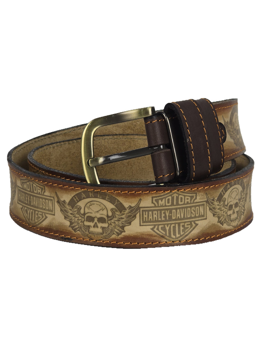 Ремень Харлей 5-2 - фото 1 - rockbunker.ru