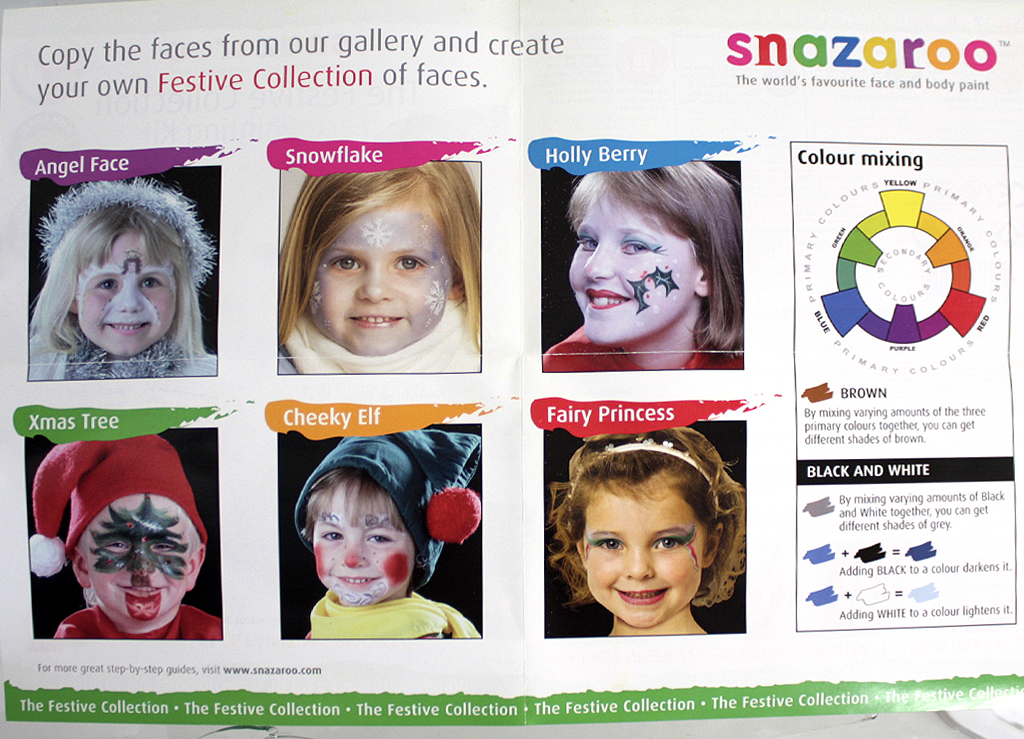 Набор красок для лица Фестиваль Snazaroo The Festival Collection - фото 2 - rockbunker.ru