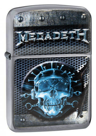 Зажигалка RockMerch Megadeth - фото 1 - rockbunker.ru