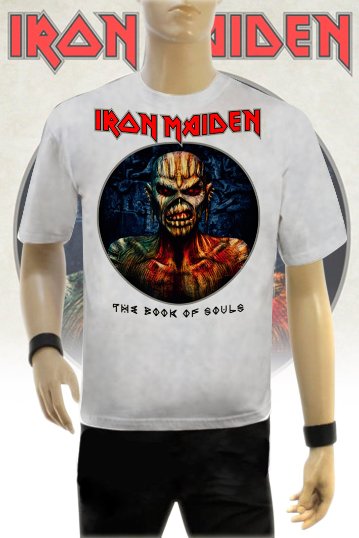Футболка Iron Maiden The Book of Souls - фото 1 - rockbunker.ru