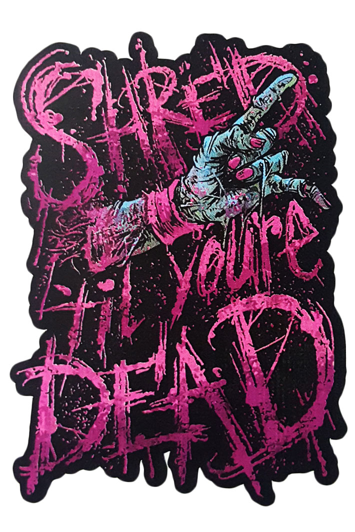 Наклейка-стикер Shred Til Youre Dead - фото 1 - rockbunker.ru