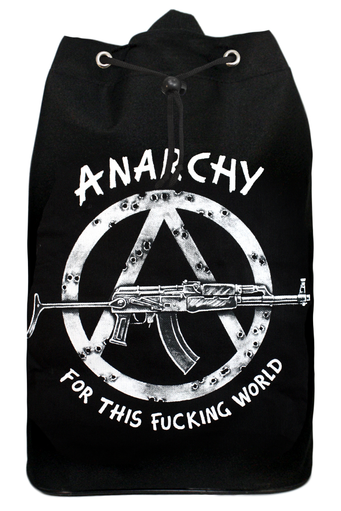 Торба Anarchy For this ducking world текстильная - фото 1 - rockbunker.ru