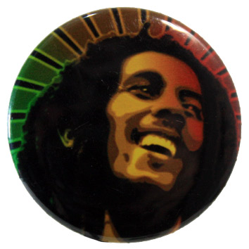 Значок Bob Marley - фото 1 - rockbunker.ru