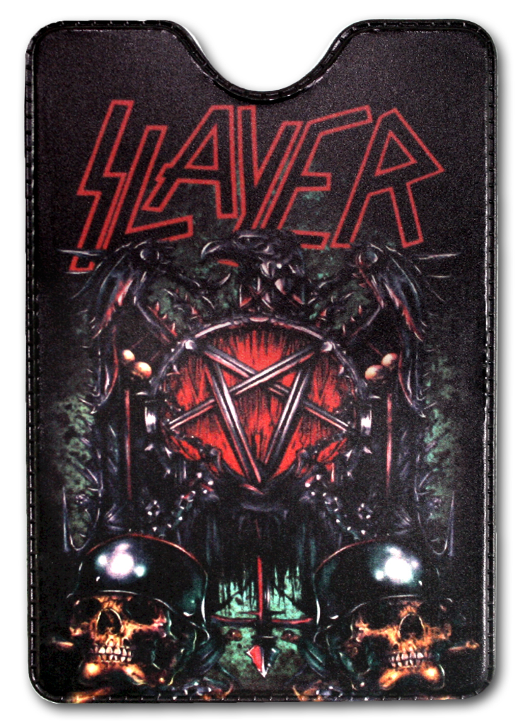 Обложка для проездного RockMerch Slayer - фото 1 - rockbunker.ru