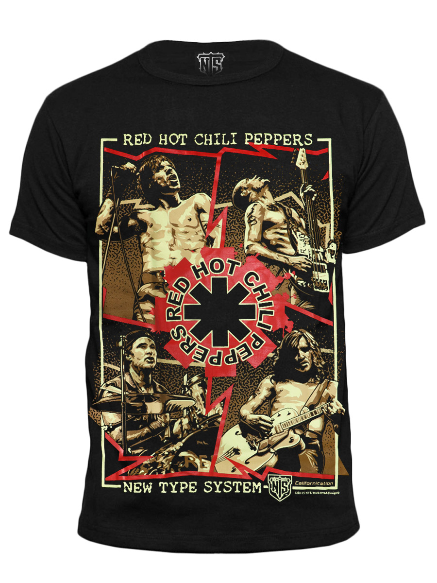 Футболка New Type System Red Hot Chili Peppers - фото 1 - rockbunker.ru