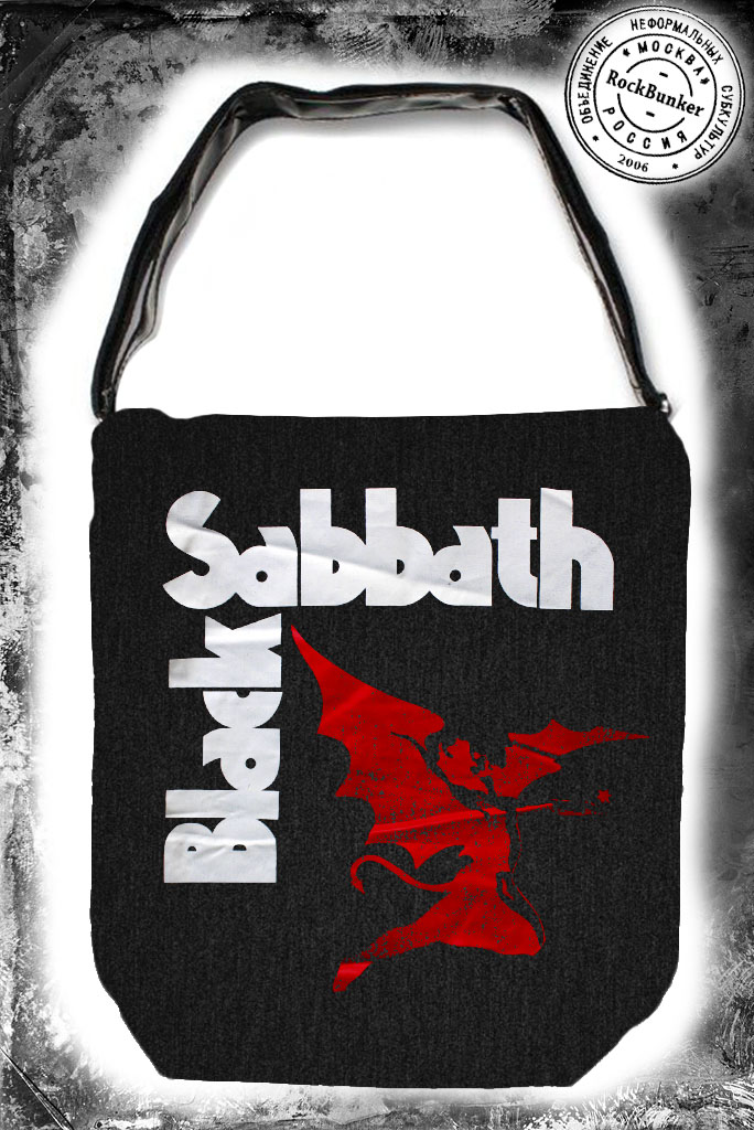 Сумка через плечо Black Sabbath - фото 1 - rockbunker.ru