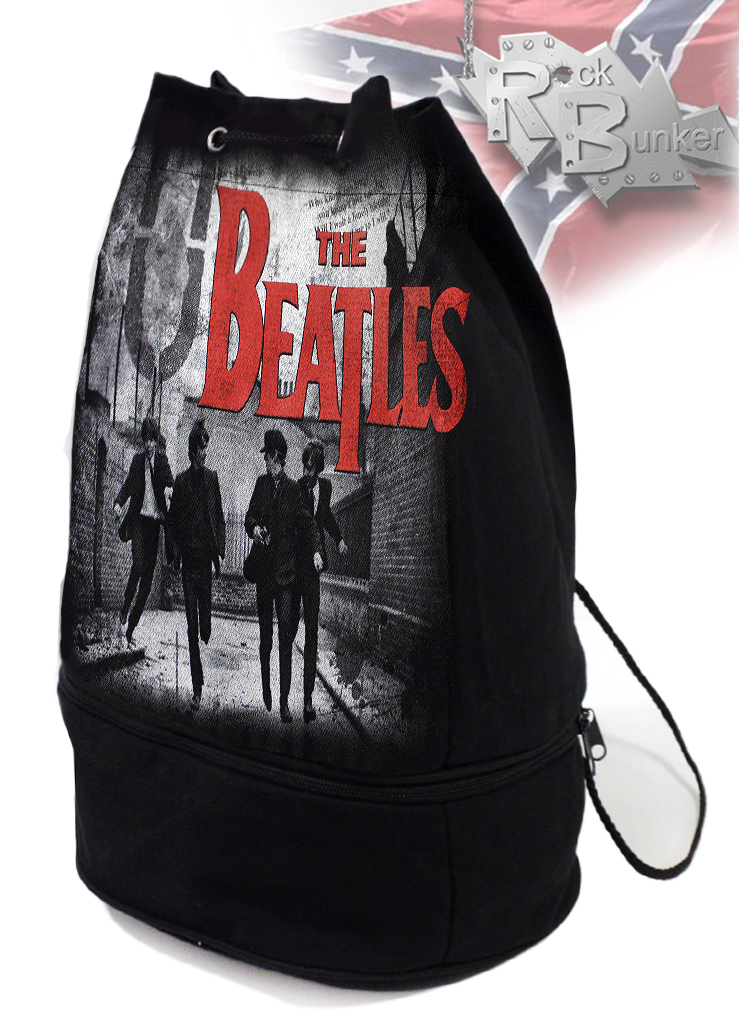 Мешок заплечный с карманом The Beatles - фото 2 - rockbunker.ru