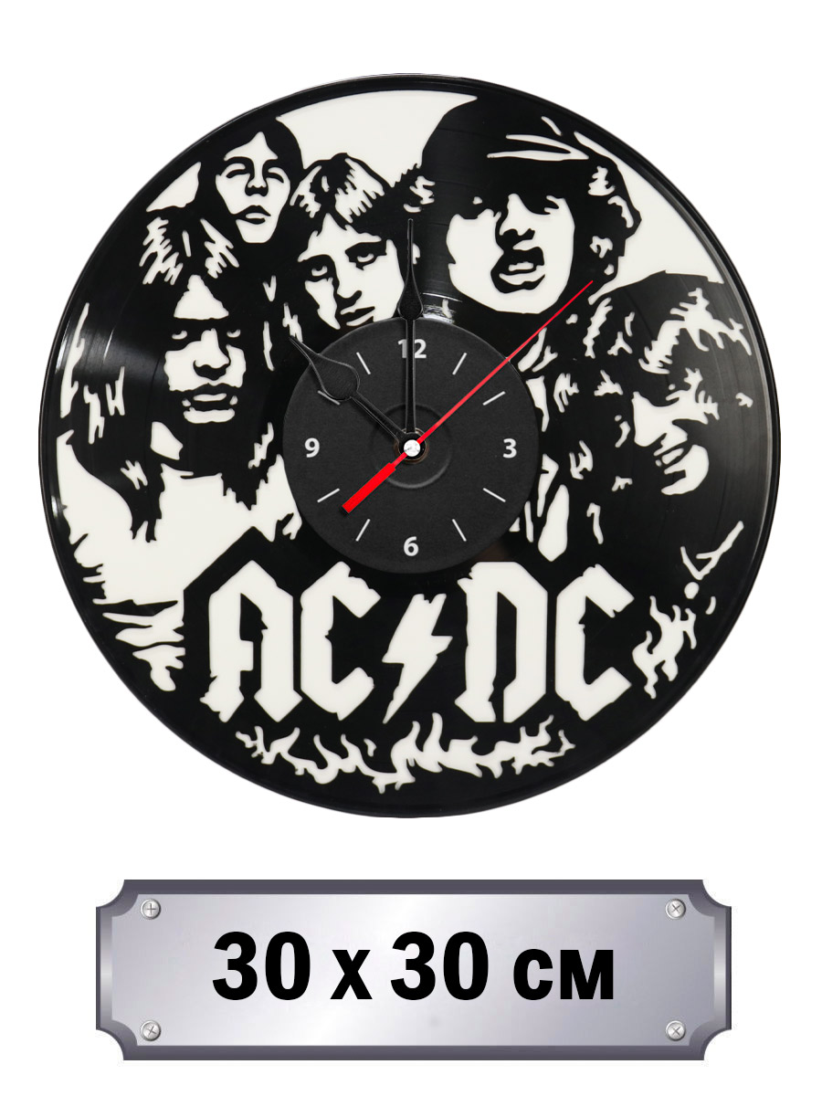 Часы AC DC - фото 1 - rockbunker.ru