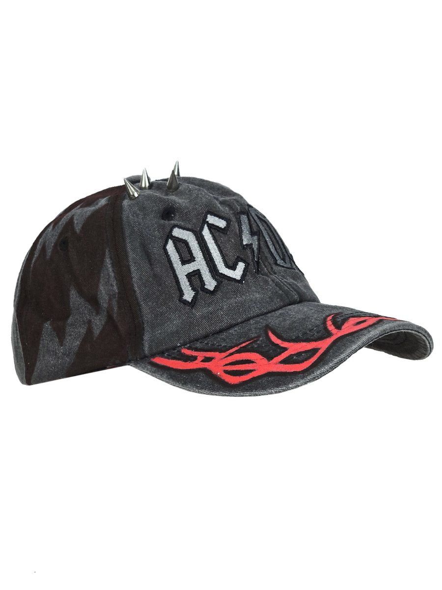 Кепка кастомная AC DC - фото 1 - rockbunker.ru