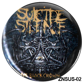 Значок RockMerch Suicide Silence The black crown - фото 1 - rockbunker.ru