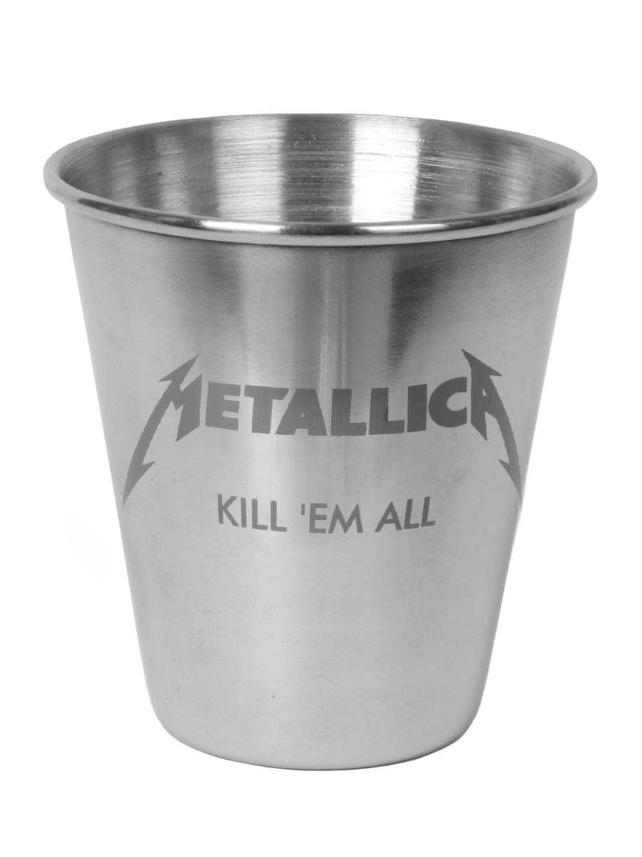 Набор стаканов походный RockMerch Metallica - фото 5 - rockbunker.ru