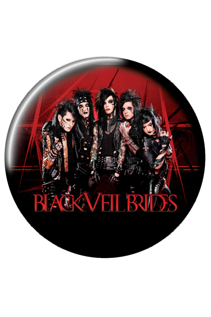 Значок RockMerch Black Veil Brides - фото 1 - rockbunker.ru