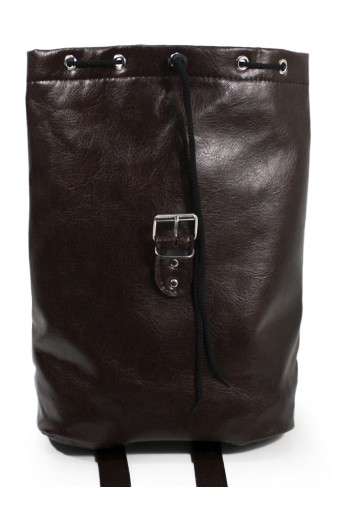 Рюкзак-торба коричневый - фото 4 - rockbunker.ru