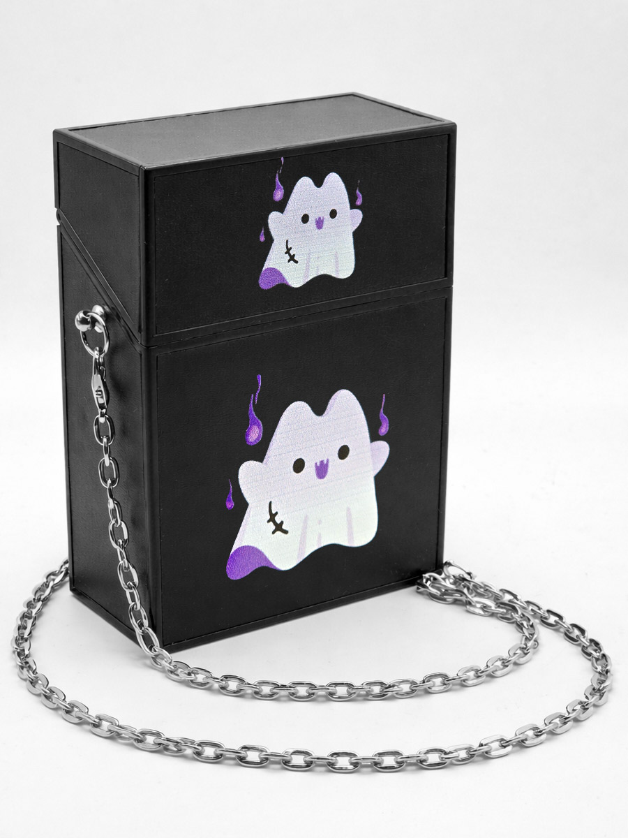 Сумка Коробочка Box Bag Привидение Каваи - фото 1 - rockbunker.ru