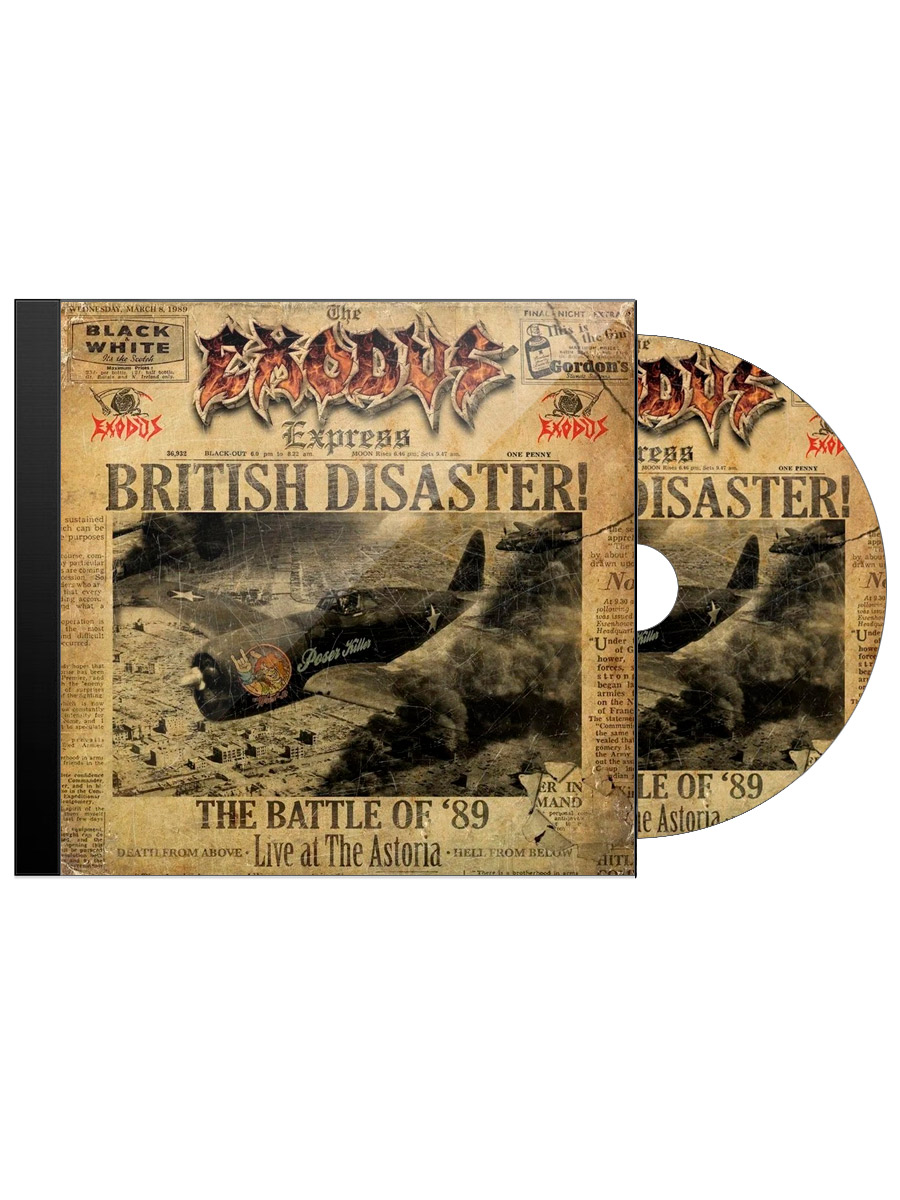 CD Диск Exodus British Disaster! The Battle Of 89 (Live At The Astoria)  - фото 1 - rockbunker.ru