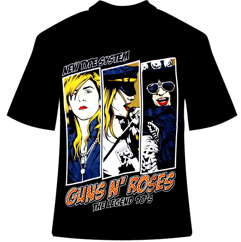 Футболка New Type System Guns n Roses The legend 90-s - фото 1 - rockbunker.ru