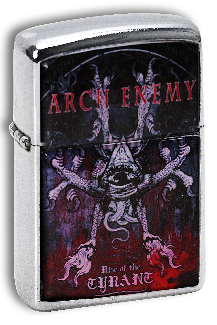 Зажигалка RockMerch Arch Enemy Rise of the tyrant - фото 1 - rockbunker.ru