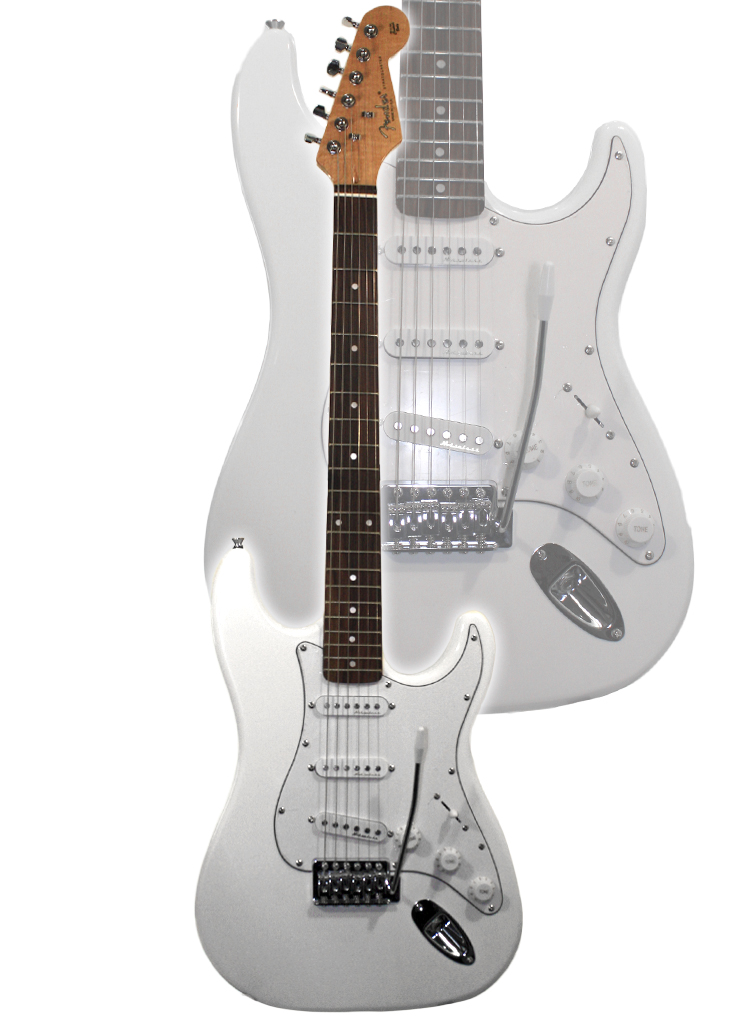Электрогитара Fender Stratocaster белая - фото 2 - rockbunker.ru